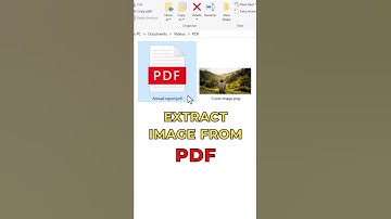 How to Easily EXTRACT an Image from PDF #shorts #pdf