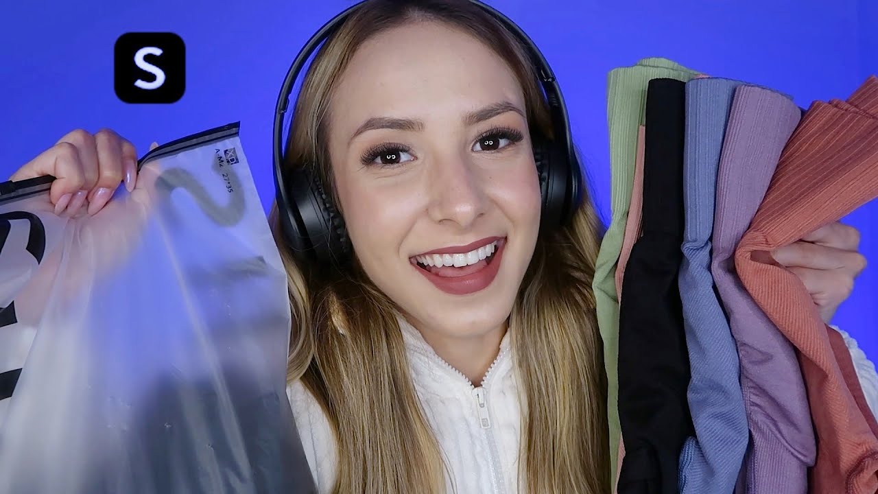 ASMR - MINHAS NOVAS COMPRAS DA SHEIN 👗 TÔ APAIXONADAAA