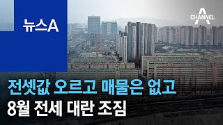 전셋값 오르고 매물은 없고…8월 전세 대란 조짐 | 뉴스A
