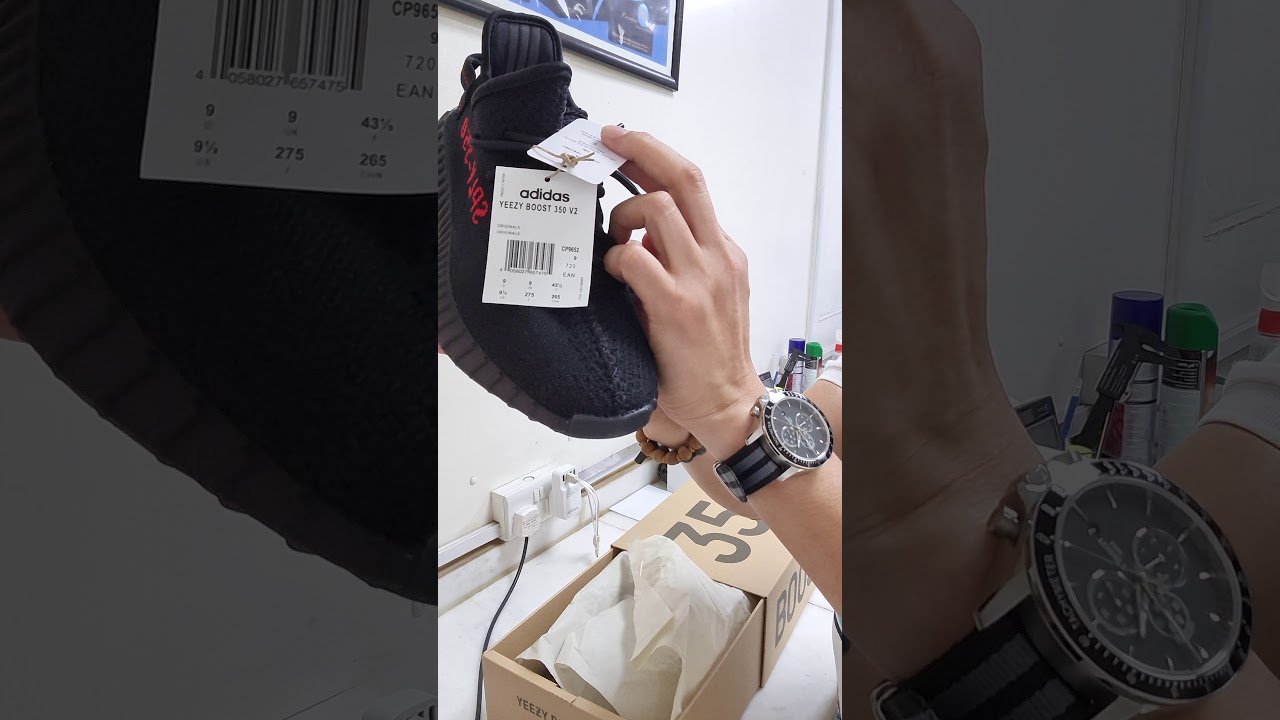 Yeezy "bred" 2020 unboxing