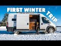 Freezing Temps In The Van | Midwest Snowboard Trip