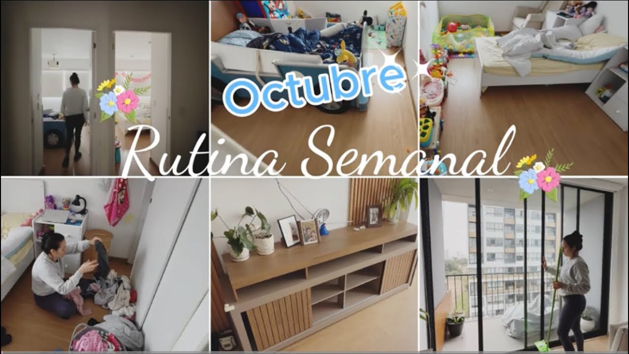 Bienvenido octubre, Rutina semanal de limpieza /2025 🏠💫💐