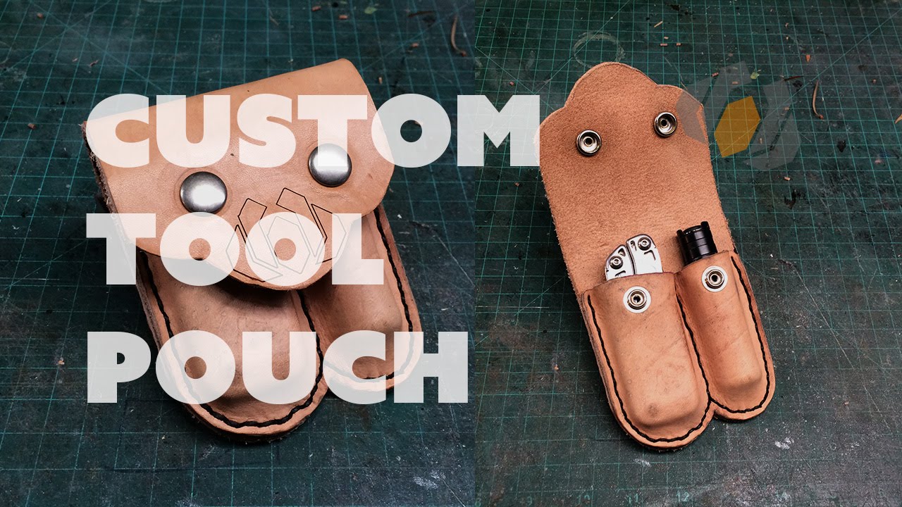 Prop: Live from the Shop - Making a Custom Leather Tool Pouch - YouTube