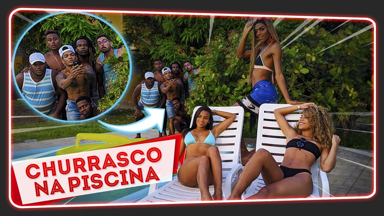 CHURRASCO NA PISCINA