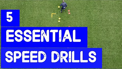 5 Essential Speed and Change of direction Drills In Soccer | Increase Your Speed Immediately