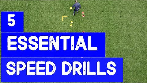5 Essential Speed and Change of direction Drills In Soccer | Increase Your Speed Immediately