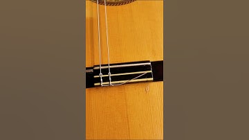 How to Restring Your Nylon-string Guitar #shorts
