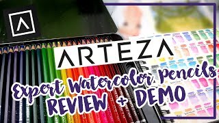 ARTEZA Expert Watercolor Pencils ~ Review + Demo