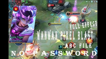 Newest Wanwan Collector Pixel Blast Skin Script | NO PASSWORD