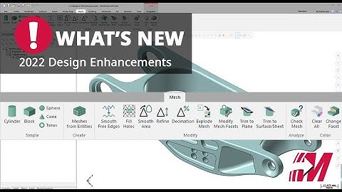 Creating Mesh Bodies in Mastercam 2022