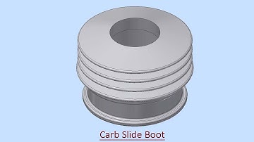 Carb Slide Boot (Video Tutorial) Autodesk Inventor