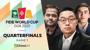 FIDE World Cup 2025: Arjun v. Wei Yi & Sam Shankland v. Esipenko Headline Quarterfinals Game 1