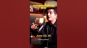 Importance of Artificial  intelligence in 2024.#motivation #ai#youtubeshorts#shorts