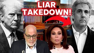 Judge Jeanine Marc Levin Shred Trump Trial Witness Michael Cohen