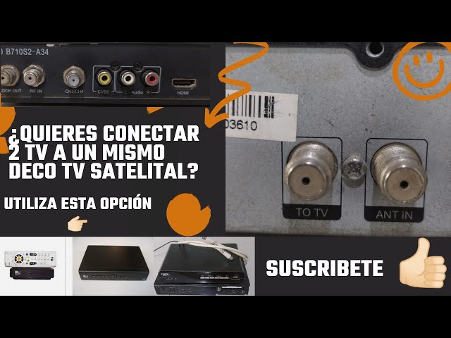 Conectar el decodificador al TV