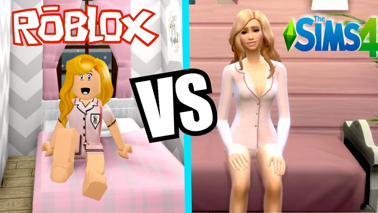 Roblox Vs Sims 4 Morning Routine Teen Goldie Roleplay Titi Games Youtube - sims 4 vs roblox
