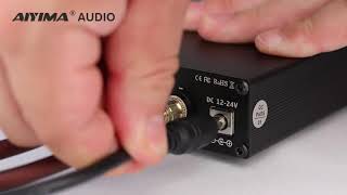 Aiyima tpa3116d2 сабвуфер моно усилитель 100 вт высокой мощности класса d hifi цифровой аудио звука