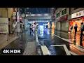 ASMR Rainy Night Walk In Tokyo After A Summer Thunderstorm Japan 4K HDR ASMR Rainy Night Walk In Tokyo After A Summer Thunderstorm Japan 4K HDR
