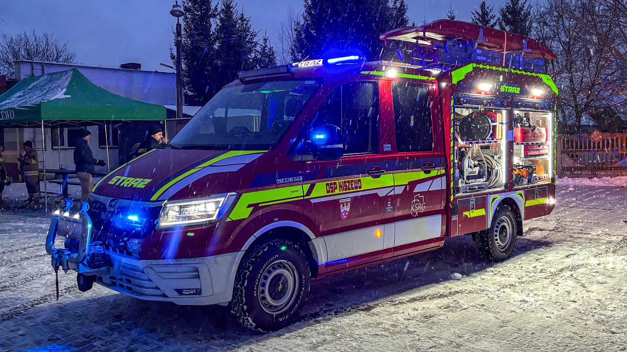 NOWY MAN OSP KISZEWO! ALARMOWO 18 ZASTĘPÓW OSP Z POWIATU OBORNICKIEGO