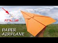 How to make a new paper airplane   fly all day  paper plane 286