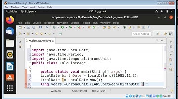 How to calculate Age in Java programming