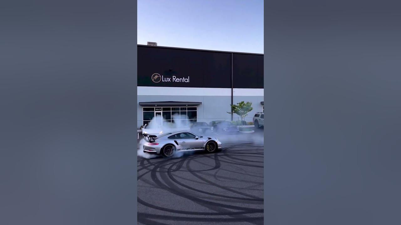 How to properly do donuts in a Porsche GT3RS! 🫢 YouTube