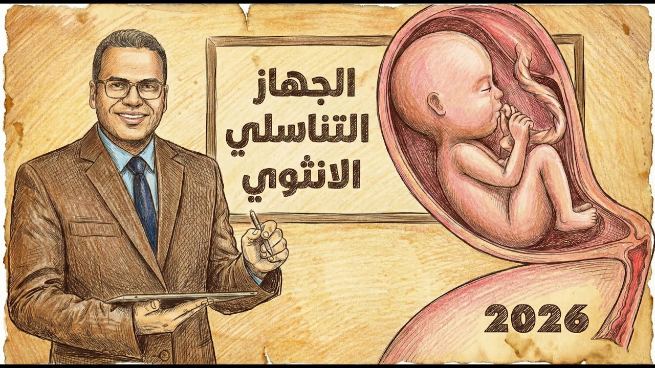 شرح التكاثر في الانسان ( الجهاز التناسلي الانثوي- مراحل تكوين البويضات  - دورة الطمث)