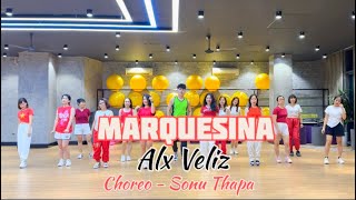 MARQUESINA | Alx Veliz | ZUMBA | Dance Fitness | Choreo Sonu Thapa