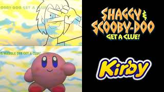 Shaggy & Scooby-Doo/Kirby & Waddle Dee Get a Clue! comparison