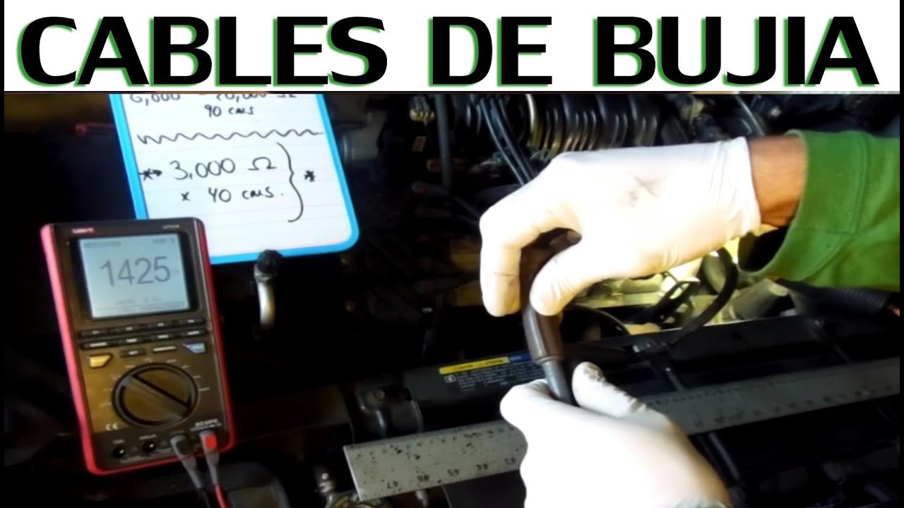 Cambio y chequeo de cables de bujia chevrolet por resistencia ( a detalle) - YouTube