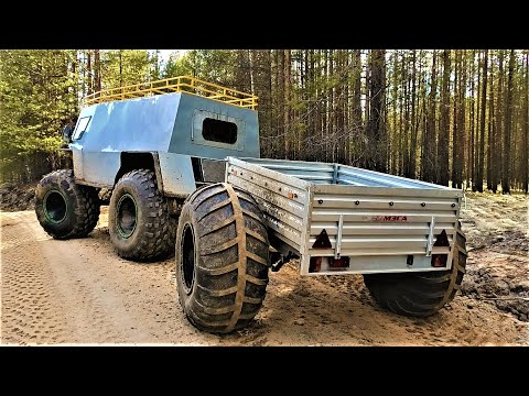 Видео: МЕГА - ПРИЦЕП В ДЕЛЕ! ПРОБИРАЮСЬ В ТАЙГУ, НА ЗАГОТОВКУ МЕТАЛЛА! "ПОСЛЕДНИЕ КАДРЫ" ПОТЕРЯЛ 150 Т.Р