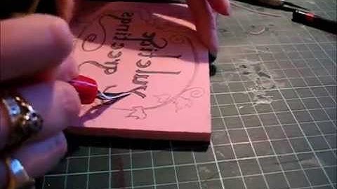 Lino carving and printing tutorial - Part 3