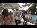 Luis Fonsi Singing  Despacito to the pool
