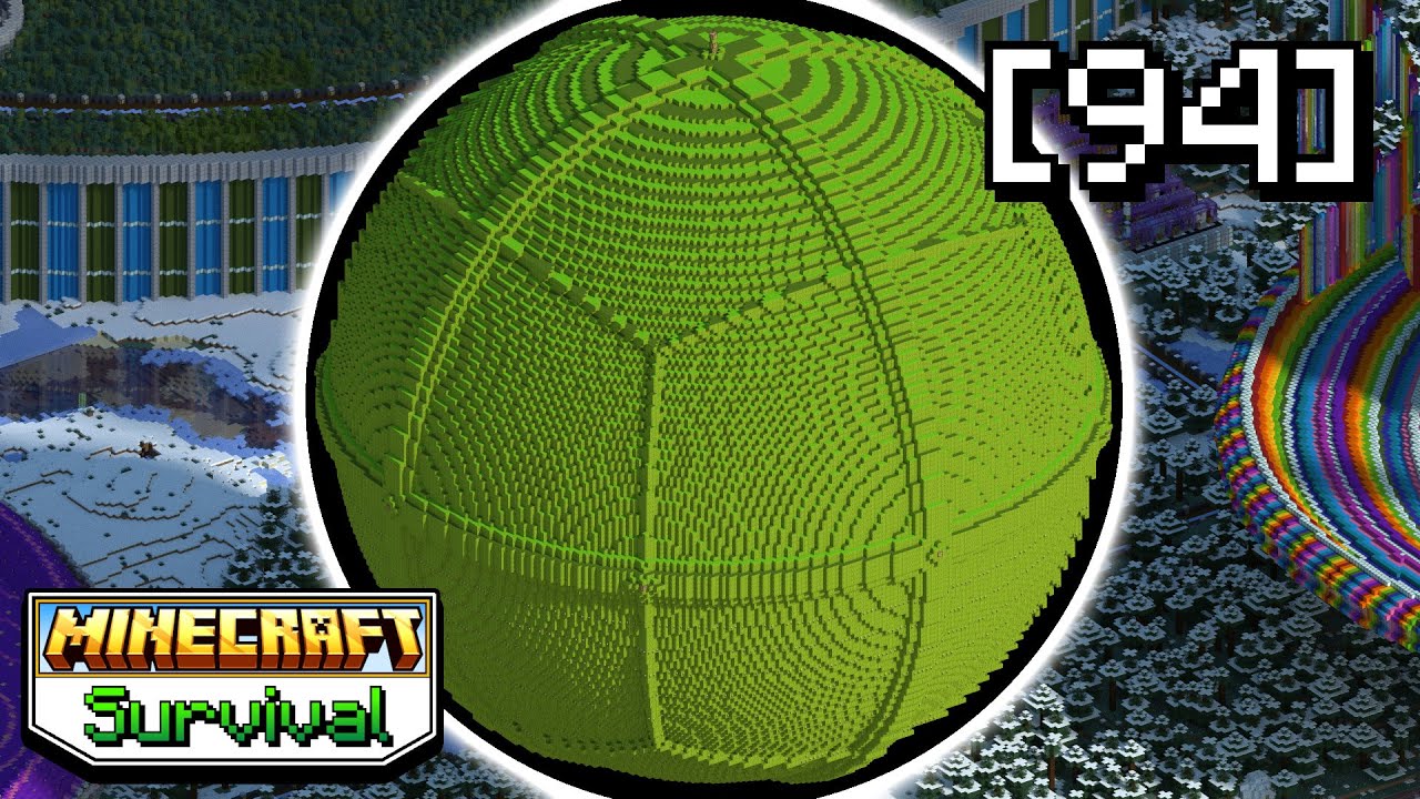 Building a MELON BALL in Minecraft Survival (#94) - YouTube