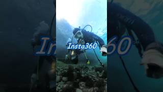 How to Shoot 360 Underwater Video #insta360 #insta360x3 #invisibledivecase #camera #actioncamera