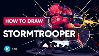 How to draw Stormtrooper in vector