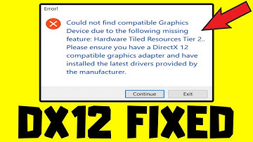 FIX Halo Infinite DirectX 12 Error | Error Could Not Find Compatible Graphic Device