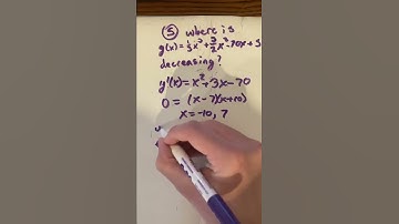 2013 AP Calculus AB Practice Exam Question 5 #shorts