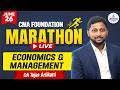 🔥CMA FOUNDATION Economics Super 200 MARATHON Part 2 | June 2026 Exam | CA Tejas Arlikatti #cma