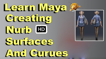 Learn Maya HD | Creating Nurb Surfaces And Curues | Maya Autodesk 3D Basics Animation HD |