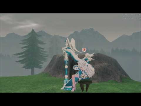 Playing Harp-Samhain from Mabinogi