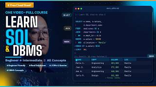 Learn SQL and DBMS in One Video (Beginner to Intermediate Guide)