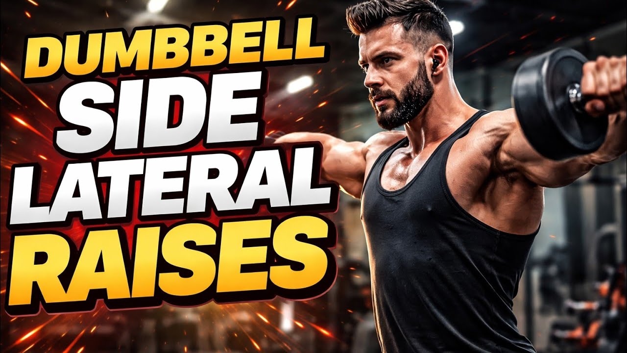 Dumbbell Side Lateral Raises | Best Shoulder Exercise for Wider Delts 💪