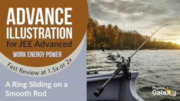 Advance Illustrations – A Ring Sliding on a Smooth Rod | Work Energy Power #8 for JEE Advanced