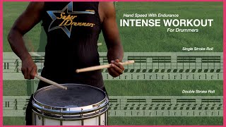 The Most INTENSE 30 Minute Hand Speed Workout Compilation For Drummers