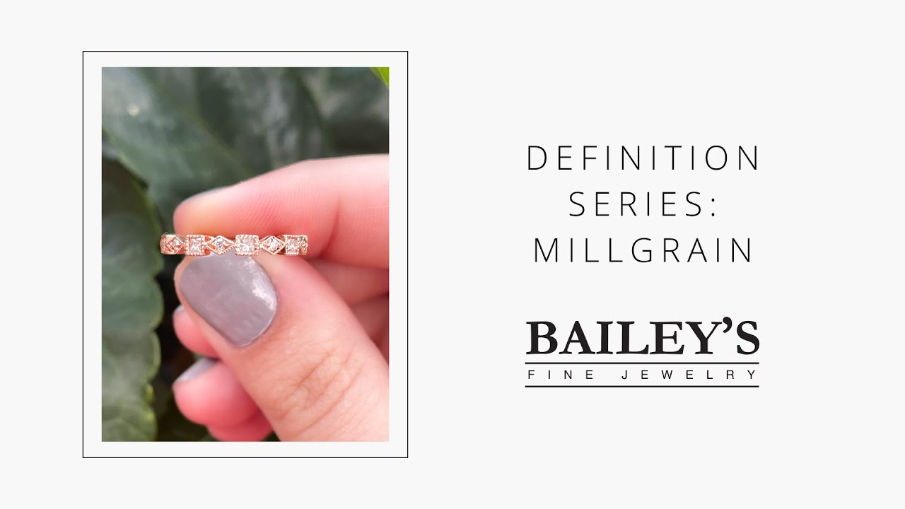 Definition Series: Millgrain