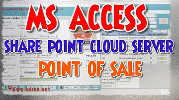 MS ACCESS POS CONNECTED IN SHAREPOINT CLOUD SERVER