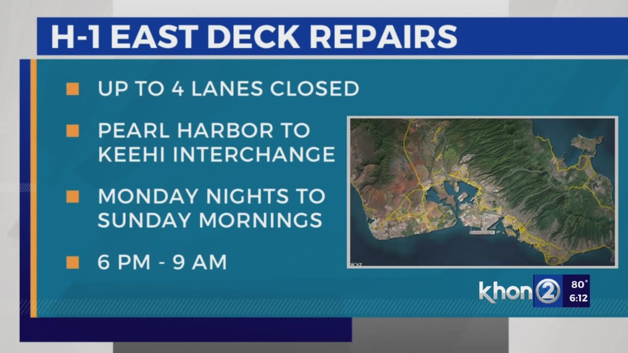roadwork to watch out for across Oahu, Kauai, Hawaii YouTube