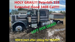 WILL IT START? ULTRA RARE!! 1980 PETERBILT 359 EXHD 3408 CAT!!!