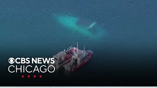 Recovery for sunken boat underway near 31st Street harbor